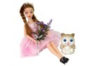 Lalka Dla Dzieci Emily Warkocze Kot Kwiaty LEAN Toys Lalka Dla Dzieci Emily Warkocze Kot Kwiaty LEAN Toys