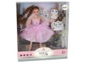 Lalka Dla Dzieci Emily Warkocze Kot Kwiaty LEAN Toys Lalka Dla Dzieci Emily Warkocze Kot Kwiaty LEAN Toys