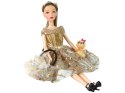 Lalka Dla Dzieci Emily z Pieskiem Długie Włosy LEAN Toys Lalka Dla Dzieci Emily z Pieskiem Długie Włosy LEAN Toys
