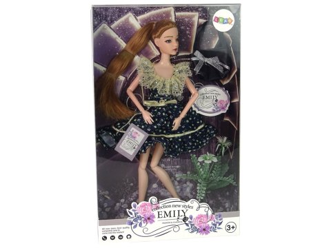 Lalka Emily Pokaz Mody Kwiat Torebka LEAN Toys Lalka Emily Pokaz Mody Kwiat Torebka LEAN Toys