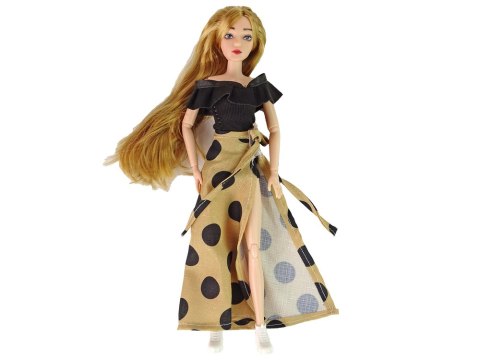 Lalka Emily z Kotkiem Różami Długie Włosy LEAN Toys Lalka Emily z Kotkiem Różami Długie Włosy LEAN Toys