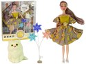 Lalka Emily z Wiatrakiem Kotek Dla Dzieci LEAN Toys Lalka Emily z Wiatrakiem Kotek Dla Dzieci LEAN Toys