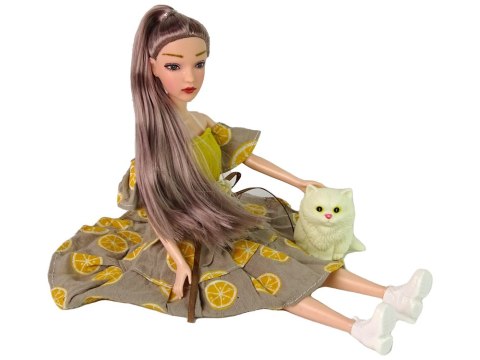 Lalka Emily z Wiatrakiem Kotek Dla Dzieci LEAN Toys Lalka Emily z Wiatrakiem Kotek Dla Dzieci LEAN Toys