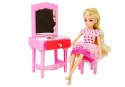 Lalka Meble Zestaw Łóżko Szafa Toaletka LEAN Toys Lalka Meble Zestaw Łóżko Szafa Toaletka LEAN Toys