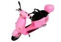 Lalka ze Skuterem Kask Akcesoria LEAN Toys Lalka ze Skuterem Kask Akcesoria LEAN Toys