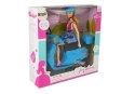 Lalka ze Skuterem Kask Akcesoria LEAN Toys Lalka ze Skuterem Kask Akcesoria LEAN Toys