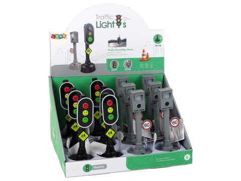 Światła Drogowe Fotoradar na Baterie 15,5 cm LEAN TOYS Światła Drogowe Fotoradar na Baterie 15,5 cm LEAN TOYS