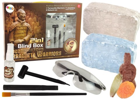 Zestaw Archeologiczny 2w1 Różne Kryształy Skarby LEAN Toys Zestaw Archeologiczny 2w1 Różne Kryształy Skarby LEAN Toys