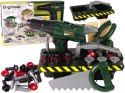 Zestaw Majsterkowicza Organizer Wkrętarka Na Baterie Zielony LEAN Toys Zestaw Majsterkowicza Organizer Wkrętarka Na Baterie Zielony LEAN Toys