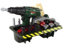 Zestaw Majsterkowicza Organizer Wkrętarka Na Baterie Zielony LEAN Toys Zestaw Majsterkowicza Organizer Wkrętarka Na Baterie Zielony LEAN Toys