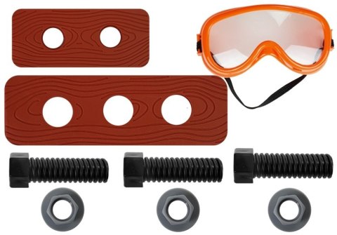 Zestaw Majsterkowicza Pas Wiertarka Śrubki Kleszcze Młotek LEAN Toys Zestaw Majsterkowicza Pas Wiertarka Śrubki Kleszcze Młotek LEAN Toys