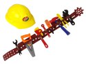 Zestaw Majsterkowicza Pas z Narzędziami Kask Klucz LEAN TOYS Zestaw Majsterkowicza Pas z Narzędziami Kask Klucz LEAN TOYS