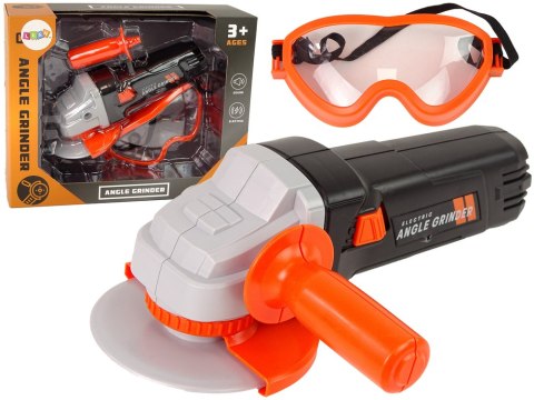 Zestaw Majsterkowicza Szlifierka Na Baterie Okulary Ochronne LEAN Toys Zestaw Majsterkowicza Szlifierka Na Baterie Okulary Ochronne LEAN Toys