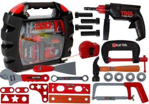 Zestaw Narzędzi dla Majsterkowicza w Walizce Czarny LEAN Toys Zestaw Narzędzi dla Majsterkowicza w Walizce Czarny LEAN Toys