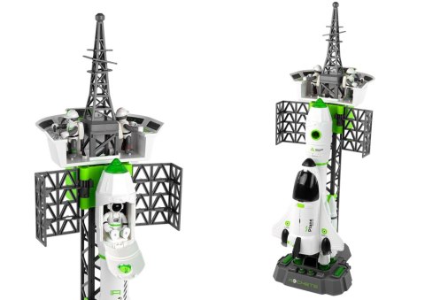 Zestaw Stacja Kosmiczna Rakieta Prom Kosmiczny Dźwięk Dym LEAN Toys Zestaw Stacja Kosmiczna Rakieta Prom Kosmiczny Dźwięk Dym LEAN Toys