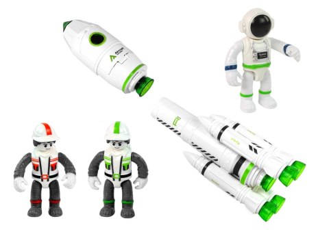 Zestaw Stacja Kosmiczna Rakieta Prom Kosmiczny Dźwięk Dym LEAN Toys Zestaw Stacja Kosmiczna Rakieta Prom Kosmiczny Dźwięk Dym LEAN Toys