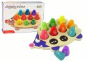 Drewniany Jeż Edukacyjny 10 Pionków Kolorowy LEAN Toys Drewniany Jeż Edukacyjny 10 Pionków Kolorowy LEAN Toys
