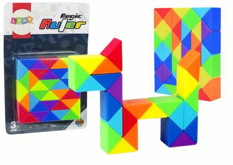 Gra Logiczna Magiczna Kostka Do Układania Wąż LEAN TOYS Gra Logiczna Magiczna Kostka Do Układania Wąż LEAN TOYS