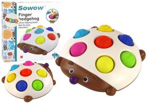 Jeż Sensoryczny Zabawka Tablica Edukacyjna Wypustki LEAN Toys Jeż Sensoryczny Zabawka Tablica Edukacyjna Wypustki LEAN Toys