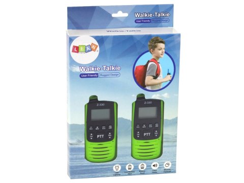 Krótkofalówki Walkie-Talkie Zielone Zasięg 3km Gadżet Do Komunikacji LEAN Toys Krótkofalówki Walkie-Talkie Zielone Zasięg 3km Gadżet Do Komunikacji LEAN Toys
