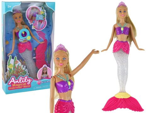 Lalka Anlily Syrena Efekty Świtlne i Dźwiękowe LEAN Toys Lalka Anlily Syrena Efekty Świtlne i Dźwiękowe LEAN Toys