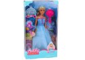 Lalka Anlily Syrenia Księżniczka Niebieska Sukienka Szczotka LEAN Toys Lalka Anlily Syrenia Księżniczka Niebieska Sukienka Szczotka LEAN Toys