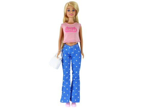 Lalka Dla Dzieci Anlily Długie Blond Włosy Torebka Okulary Różowa Bluzka LEAN Toys Lalka Dla Dzieci Anlily Długie Blond Włosy Torebka Okulary Różowa Bluzka LEAN Toys