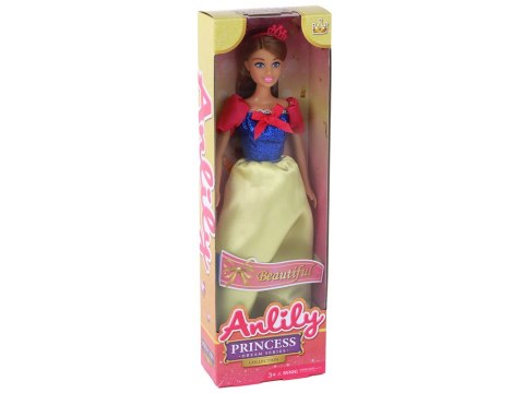 Lalka Dla Dzieci Anlily Księżniczka Długie Ciemne Włosy Żółta Sukienka LEAN Toys Lalka Dla Dzieci Anlily Księżniczka Długie Ciemne Włosy Żółta Sukienka LEAN Toys