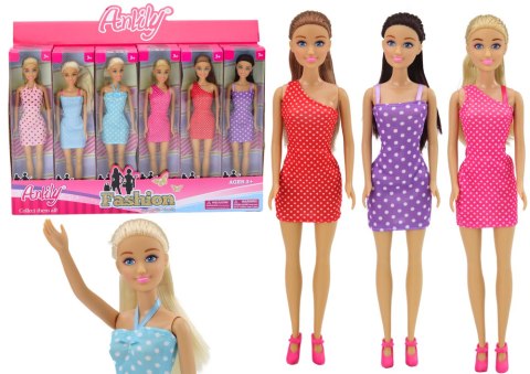 Lalka Dla Dzieci Anlily W Sukience Długie Włosy 6 Wzorów LEAN Toys Lalka Dla Dzieci Anlily W Sukience Długie Włosy 6 Wzorów LEAN Toys