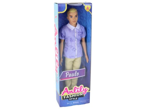 Lalka Dla Dzieci Chłopak Paulo Koszula Blond Włosy LEAN Toys Lalka Dla Dzieci Chłopak Paulo Koszula Blond Włosy LEAN Toys