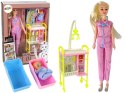 Lalka Dla Dzieci Lekarz Długie Włosy Akcesoria LEAN Toys Lalka Dla Dzieci Lekarz Długie Włosy Akcesoria LEAN Toys