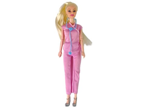 Lalka Dla Dzieci Lekarz Długie Włosy Akcesoria LEAN Toys Lalka Dla Dzieci Lekarz Długie Włosy Akcesoria LEAN Toys