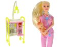 Lalka Dla Dzieci Lekarz Długie Włosy Akcesoria LEAN Toys Lalka Dla Dzieci Lekarz Długie Włosy Akcesoria LEAN Toys