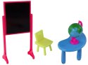 Lalka Dla Dzieci Nauczycielka Z Uczennicą Szkoła Tablica Globus Akcesoria LEAN Toys Lalka Dla Dzieci Nauczycielka Z Uczennicą Szkoła Tablica Globus Akcesoria LEAN Toys