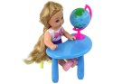 Lalka Dla Dzieci Nauczycielka Z Uczennicą Szkoła Tablica Globus Akcesoria LEAN Toys Lalka Dla Dzieci Nauczycielka Z Uczennicą Szkoła Tablica Globus Akcesoria LEAN Toys