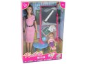 Lalka Dla Dzieci Nauczycielka Z Uczennicą Szkoła Tablica Globus Akcesoria LEAN Toys Lalka Dla Dzieci Nauczycielka Z Uczennicą Szkoła Tablica Globus Akcesoria LEAN Toys