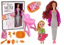 Lalka Dla Dzieci W Ciąży Długie Włosy Akcesoria LEAN Toys Lalka Dla Dzieci W Ciąży Długie Włosy Akcesoria LEAN Toys