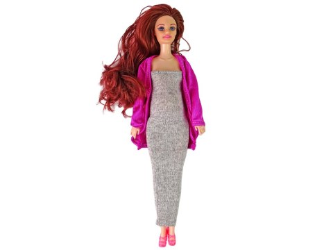 Lalka Dla Dzieci W Ciąży Długie Włosy Akcesoria LEAN Toys Lalka Dla Dzieci W Ciąży Długie Włosy Akcesoria LEAN Toys