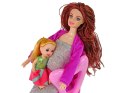 Lalka Dla Dzieci W Ciąży Długie Włosy Akcesoria LEAN Toys Lalka Dla Dzieci W Ciąży Długie Włosy Akcesoria LEAN Toys