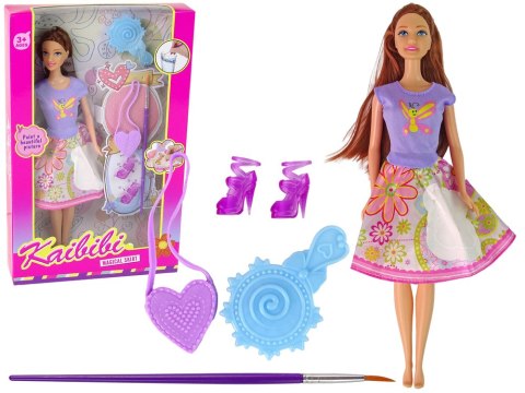 Lalka Długie Włosy Malowanie Sukienki LEAN Toys Lalka Długie Włosy Malowanie Sukienki LEAN Toys