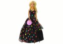 Lalka Lucy Sukienka Czarna Kropki Długa LEAN Toys Lalka Lucy Sukienka Czarna Kropki Długa LEAN Toys