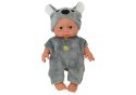 Mała Lalka Bobas Siwe Ubranko Czapeczka Koala LEAN Toys Mała Lalka Bobas Siwe Ubranko Czapeczka Koala LEAN Toys