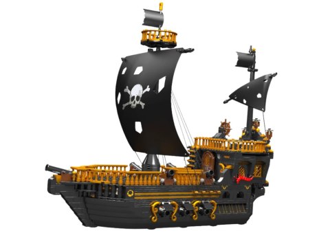 Statek Piracki Okręt Klocki Konstrukcyjne 1288 Elementów LEAN Toys Statek Piracki Okręt Klocki Konstrukcyjne 1288 Elementów LEAN Toys