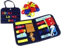 Walizka Tablica Manipulacyjna Sensoryczna Dla Malucha LEAN Toys Walizka Tablica Manipulacyjna Sensoryczna Dla Malucha LEAN Toys