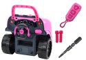 Warsztat Silnik Auto Do Rozkręcania Zestaw Majsterkowicza Różowy LEAN Toys Warsztat Silnik Auto Do Rozkręcania Zestaw Majsterkowicza Różowy LEAN Toys