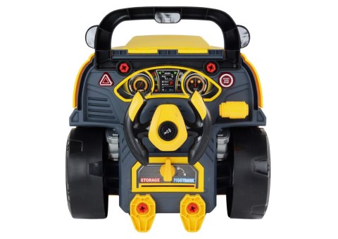 Warsztat Silnik Bus Do Rozkręcania Zestaw Majsterkowicza Żółty Autobus LEAN Toys Warsztat Silnik Bus Do Rozkręcania Zestaw Majsterkowicza Żółty Autobus LEAN Toys