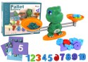 Zabawka Edukacyjna Dinozaur Waga Działania Matematyczne LEAN Toys Zabawka Edukacyjna Dinozaur Waga Działania Matematyczne LEAN Toys