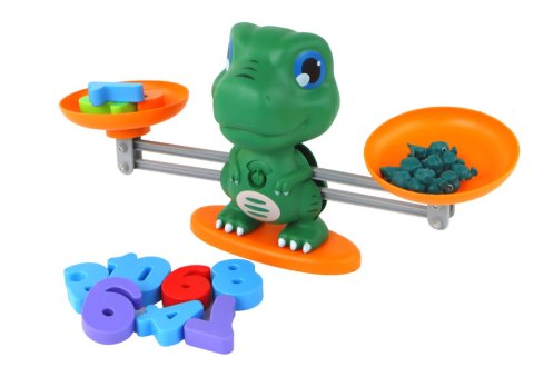 Zabawka Edukacyjna Dinozaur Waga Działania Matematyczne LEAN Toys Zabawka Edukacyjna Dinozaur Waga Działania Matematyczne LEAN Toys
