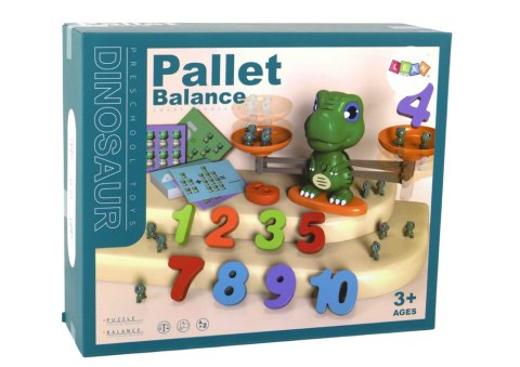Zabawka Edukacyjna Dinozaur Waga Działania Matematyczne LEAN Toys Zabawka Edukacyjna Dinozaur Waga Działania Matematyczne LEAN Toys