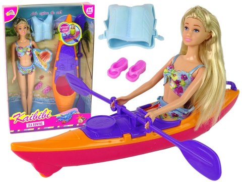 Zestaw Lalka Akcesoria Kajak Pomarańczowy LEAN Toys Zestaw Lalka Akcesoria Kajak Pomarańczowy LEAN Toys